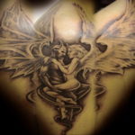 Фото красивые тату ангелов 12.08.2019 №047 - beautiful angels tattoos - tatufoto.com