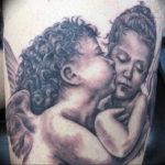 Фото красивые тату ангелов 12.08.2019 №048 - beautiful angels tattoos - tatufoto.com