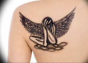 Фото красивые тату ангелов 12.08.2019 №050 - beautiful angels tattoos - tatufoto.com