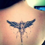 Фото красивые тату ангелов 12.08.2019 №056 - beautiful angels tattoos - tatufoto.com
