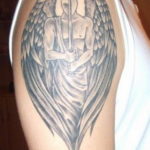 Фото красивые тату ангелов 12.08.2019 №057 - beautiful angels tattoos - tatufoto.com