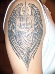 Фото красивые тату ангелов 12.08.2019 №057 - beautiful angels tattoos - tatufoto.com