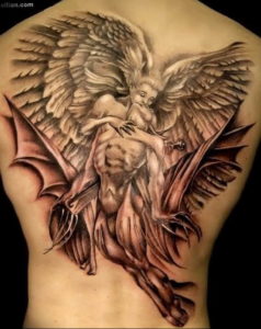 Фото красивые тату ангелов 12.08.2019 №062 - beautiful angels tattoos - tatufoto.com