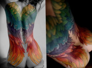 Фото красивые тату ангелов 12.08.2019 №065 - beautiful angels tattoos - tatufoto.com