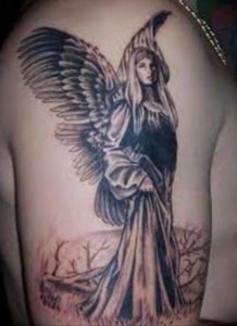 Фото красивые тату ангелов 12.08.2019 №073 - beautiful angels tattoos - tatufoto.com