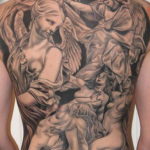 Фото красивые тату ангелов 12.08.2019 №075 - beautiful angels tattoos - tatufoto.com