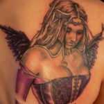 Фото красивые тату ангелов 12.08.2019 №078 - beautiful angels tattoos - tatufoto.com