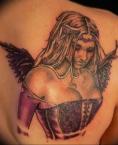 Фото красивые тату ангелов 12.08.2019 №078 - beautiful angels tattoos - tatufoto.com