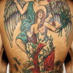 Фото красивые тату ангелов 12.08.2019 №080 - beautiful angels tattoos - tatufoto.com