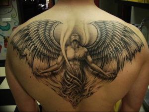 Фото красивые тату ангелов 12.08.2019 №087 - beautiful angels tattoos - tatufoto.com