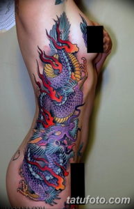 Фото красивые тату драконов 12.08.2019 №013 - beautiful dragon tattoos - tatufoto.com