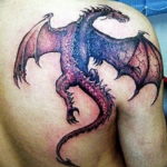 Фото красивые тату драконов 12.08.2019 №018 - beautiful dragon tattoos - tatufoto.com
