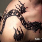 Фото красивые тату драконов 12.08.2019 №020 - beautiful dragon tattoos - tatufoto.com