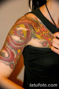 Фото красивые тату драконов 12.08.2019 №022 - beautiful dragon tattoos - tatufoto.com