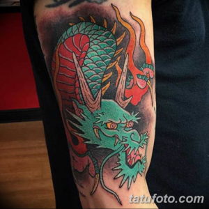 Фото красивые тату драконов 12.08.2019 №023 - beautiful dragon tattoos - tatufoto.com