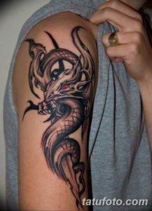 Фото красивые тату драконов 12.08.2019 №025 - beautiful dragon tattoos - tatufoto.com