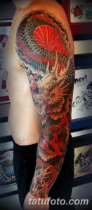 Фото красивые тату драконов 12.08.2019 №030 - beautiful dragon tattoos - tatufoto.com