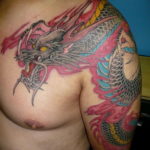 Фото красивые тату драконов 12.08.2019 №032 - beautiful dragon tattoos - tatufoto.com