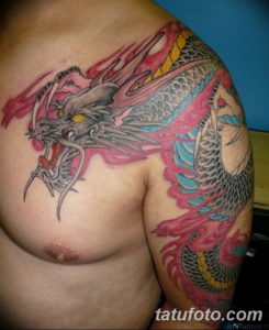 Фото красивые тату драконов 12.08.2019 №032 - beautiful dragon tattoos - tatufoto.com