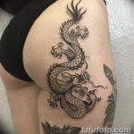 Фото красивые тату драконов 12.08.2019 №034 - beautiful dragon tattoos - tatufoto.com