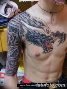 Фото красивые тату драконов 12.08.2019 №037 - beautiful dragon tattoos - tatufoto.com