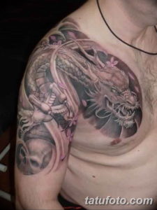 Фото красивые тату драконов 12.08.2019 №062 - beautiful dragon tattoos - tatufoto.com