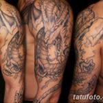 Фото красивые тату драконов 12.08.2019 №067 - beautiful dragon tattoos - tatufoto.com