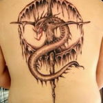 Фото красивые тату драконов 12.08.2019 №068 - beautiful dragon tattoos - tatufoto.com