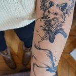 Фото красивые тату животных 12.08.2019 №003 - beautiful animal tattoos - tatufoto.com