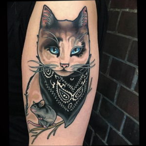 Фото красивые тату животных 12.08.2019 №007 - beautiful animal tattoos - tatufoto.com