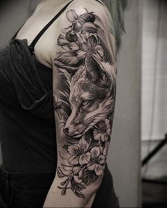 Фото красивые тату животных 12.08.2019 №016 - beautiful animal tattoos - tatufoto.com