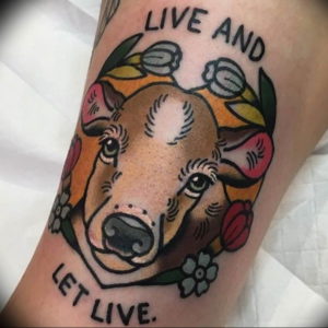 Фото красивые тату животных 12.08.2019 №020 - beautiful animal tattoos - tatufoto.com