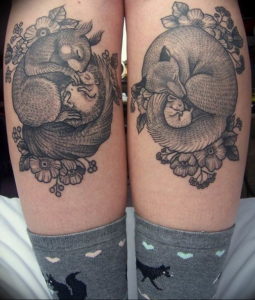 Фото красивые тату животных 12.08.2019 №031 - beautiful animal tattoos - tatufoto.com