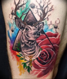 Фото красивые тату животных 12.08.2019 №056 - beautiful animal tattoos - tatufoto.com