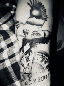 Фото красивые тату животных 12.08.2019 №079 - beautiful animal tattoos - tatufoto.com