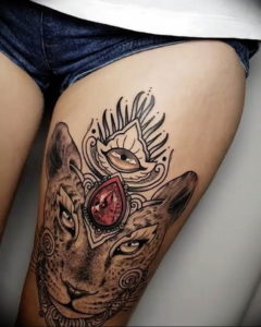 Фото красивые тату животных 12.08.2019 №081 - beautiful animal tattoos - tatufoto.com