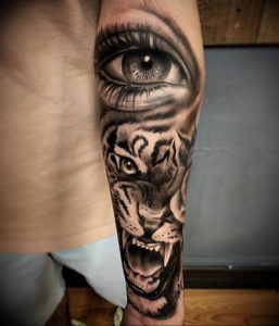 Фото красивые тату животных 12.08.2019 №097 - beautiful animal tattoos - tatufoto.com