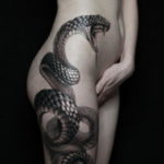 Фото красивые тату змеи 12.08.2019 №003 - beautiful snake tattoos - tatufoto.com