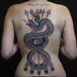 Фото красивые тату змеи 12.08.2019 №010 - beautiful snake tattoos - tatufoto.com