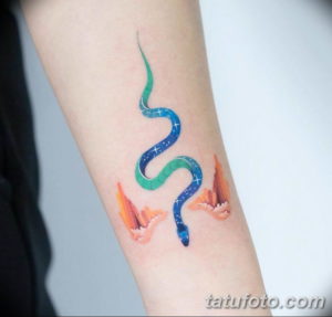 Фото красивые тату змеи 12.08.2019 №011 - beautiful snake tattoos - tatufoto.com