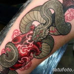 Фото красивые тату змеи 12.08.2019 №012 - beautiful snake tattoos - tatufoto.com