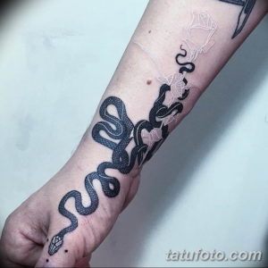 Фото красивые тату змеи 12.08.2019 №036 - beautiful snake tattoos - tatufoto.com