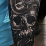 Фото красивые тату змеи 12.08.2019 №045 - beautiful snake tattoos - tatufoto.com