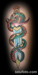 Фото красивые тату змеи 12.08.2019 №061 - beautiful snake tattoos - tatufoto.com