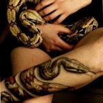 Фото красивые тату змеи 12.08.2019 №063 - beautiful snake tattoos - tatufoto.com