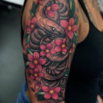 Фото красивые тату змеи 12.08.2019 №074 - beautiful snake tattoos - tatufoto.com