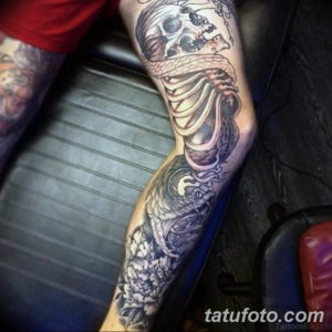 Фото красивые тату змеи 12.08.2019 №082 - beautiful snake tattoos - tatufoto.com