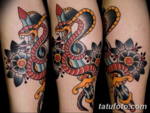 Фото красивые тату змеи 12.08.2019 №083 - beautiful snake tattoos - tatufoto.com