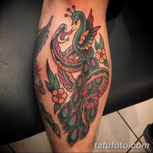 Фото красивые тату змеи 12.08.2019 №091 - beautiful snake tattoos - tatufoto.com