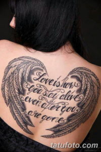 Фото красивые тату крылья 12.08.2019 №001 - beautiful tattoo wings - tatufoto.com